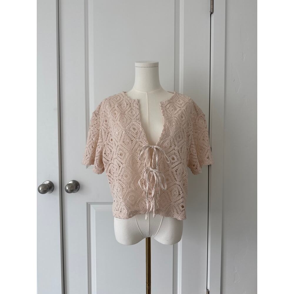 Future Collective Alani Noelle Crochet Top Cottagecore Fairycore Boho Bohemian